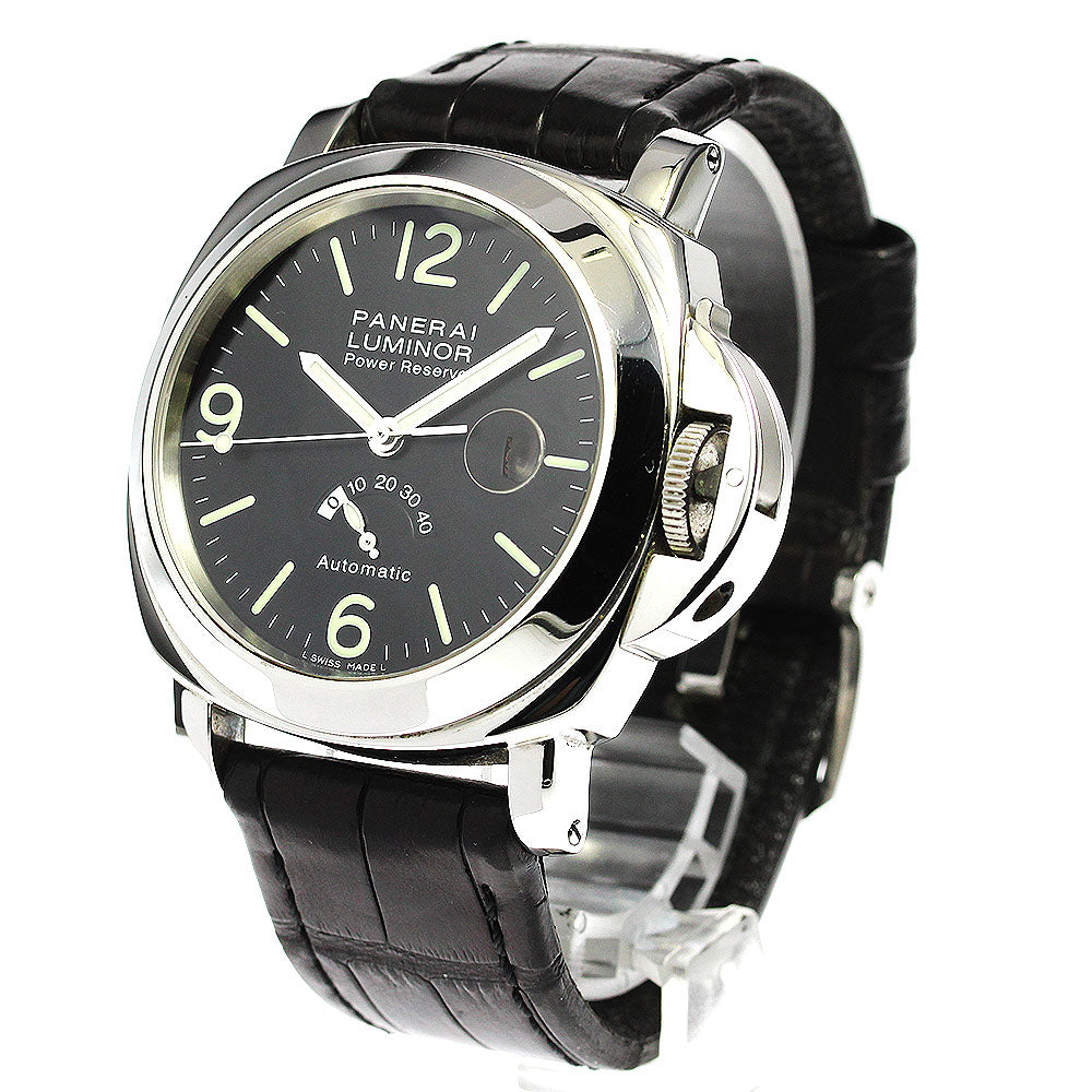 PANERAI Luminor PAM00027 Power reserve black Dial Automatic Men's Watch_738273