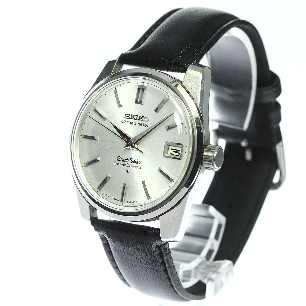 SEIKO Grand Seiko 43999 Date cal.430 Silver Dial Hand Winding Men's Watch_738553