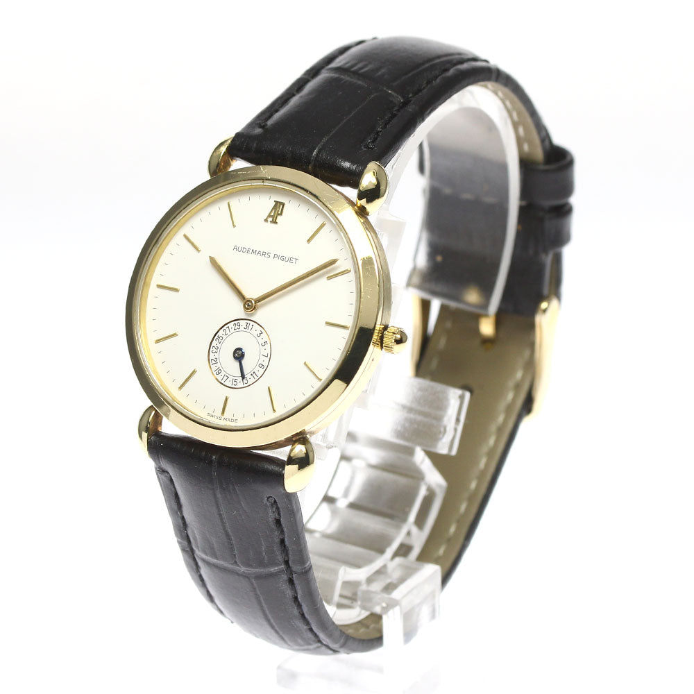 AUDEMARS PIGUET K18YG cal.2080 white Dial Hand Winding Men's Watch_739429