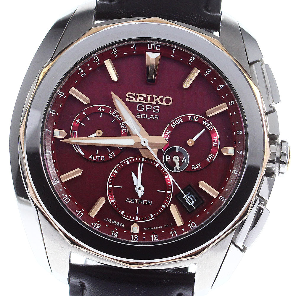 SEIKO Astron SBXC033/5X53-0AL0 5X Series GPS Solar Men's Watch_739714