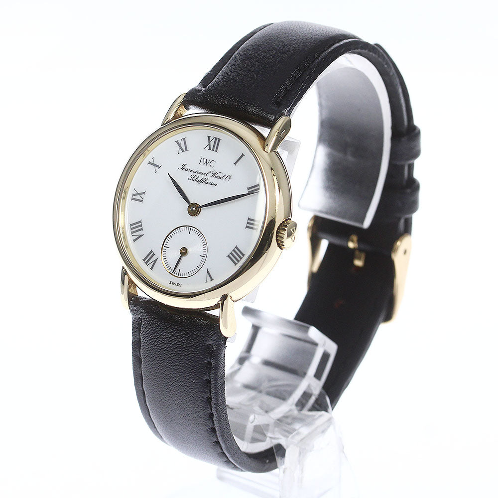 IWC SCHAFFHAUSEN Portofino 18K Yellow Gold Hand Winding Men's Watch_739911
