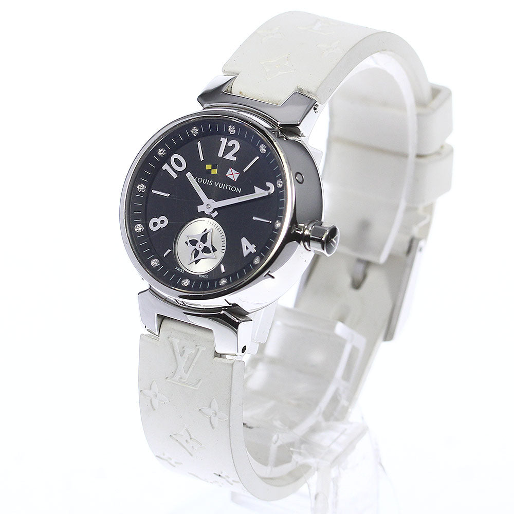 LOUIS VUITTON Tambour Q12M1 black Dial Quartz Ladies Watch_740267