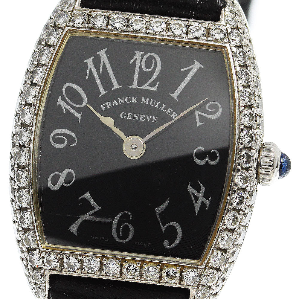 FRANCK MULLER Tonocar Vex 2251QZD K18WG Diamond Bezel Quartz Ladies_740431