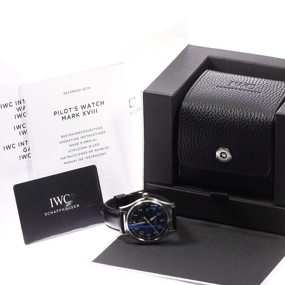 IWC SCHAFFHAUSEN Pilot watch mark XVIII IW327010 Date Automatic Men's_740531