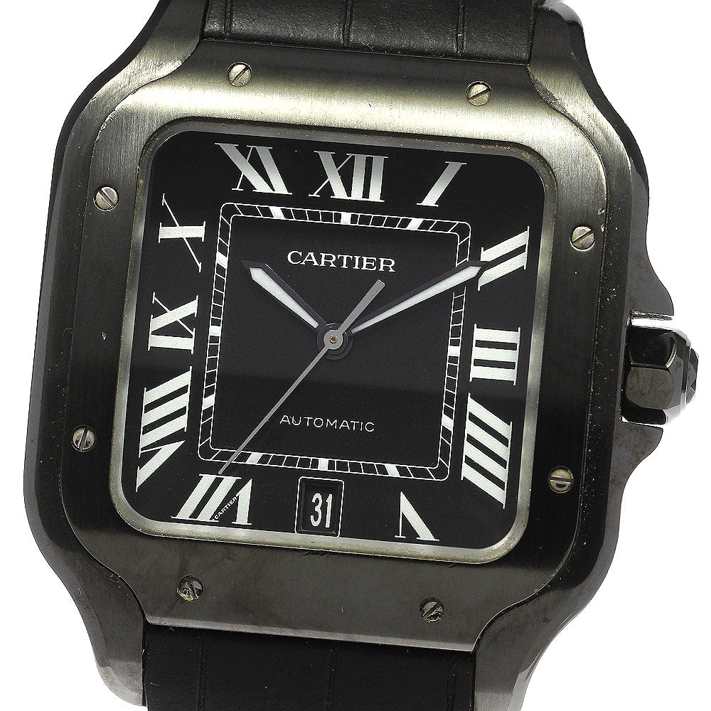 CARTIER Santos de Cartier WSSA0039 Date black Dial Automatic Men's Watch_740673