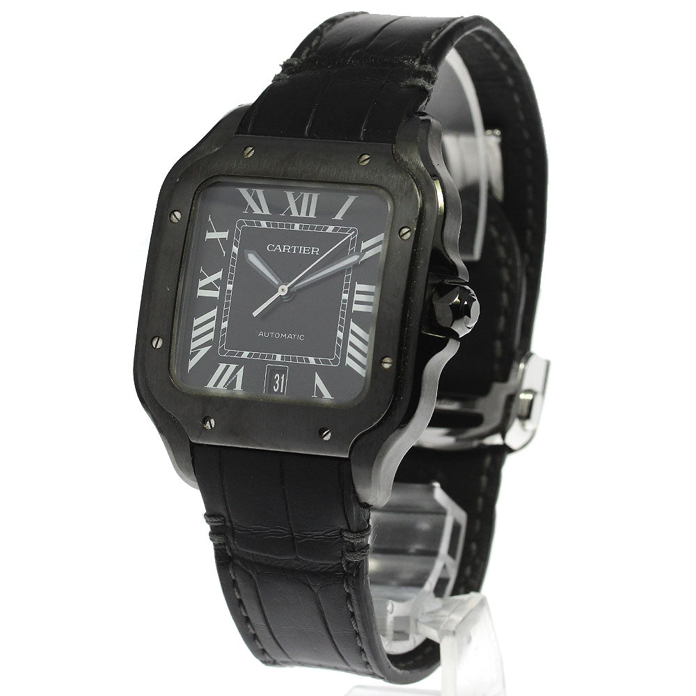 CARTIER Santos de Cartier WSSA0039 Date black Dial Automatic Men's Watch_740673