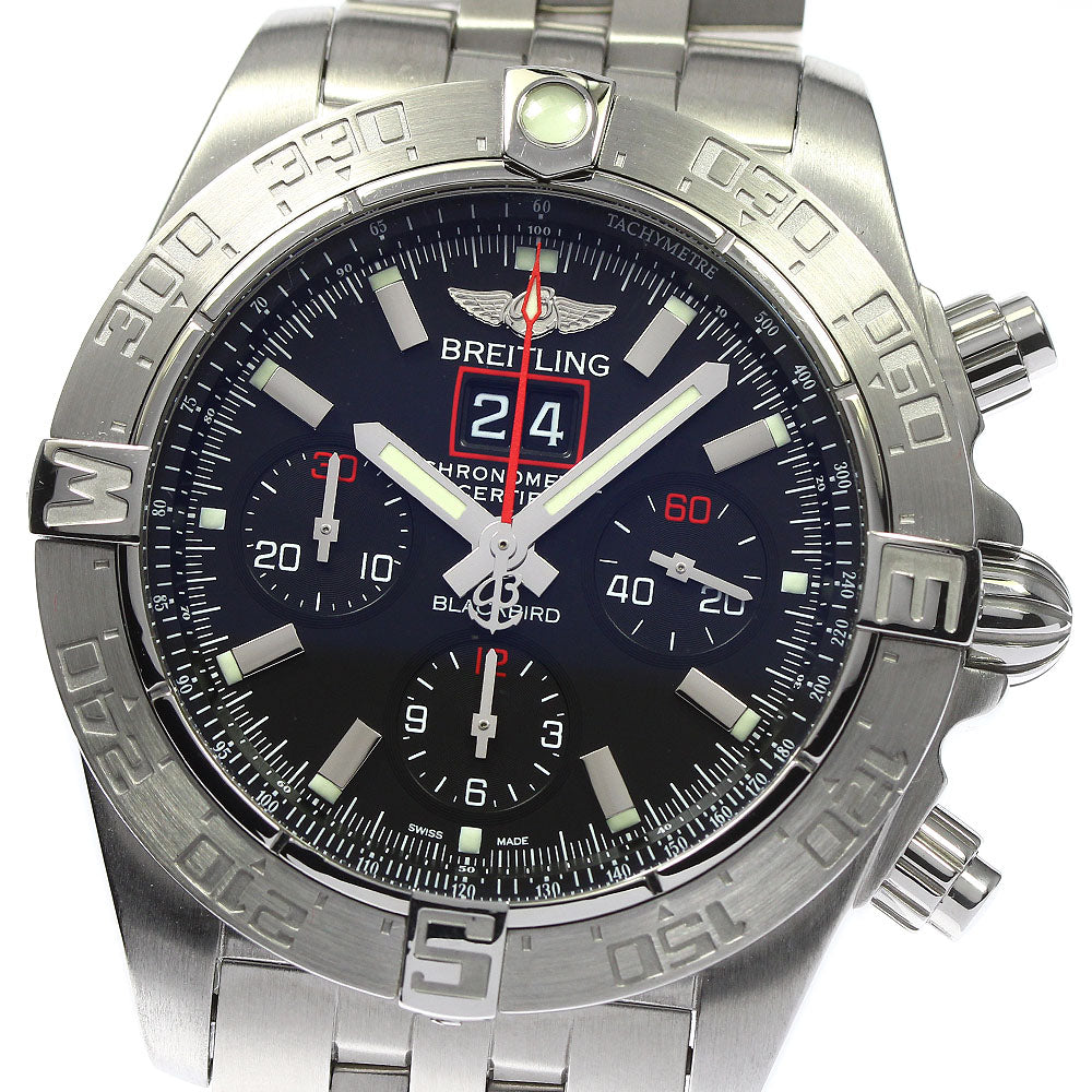 BREITLING Chronomat Blackbird A44360 Chronograph black Dial Automatic Men's Watch_741151