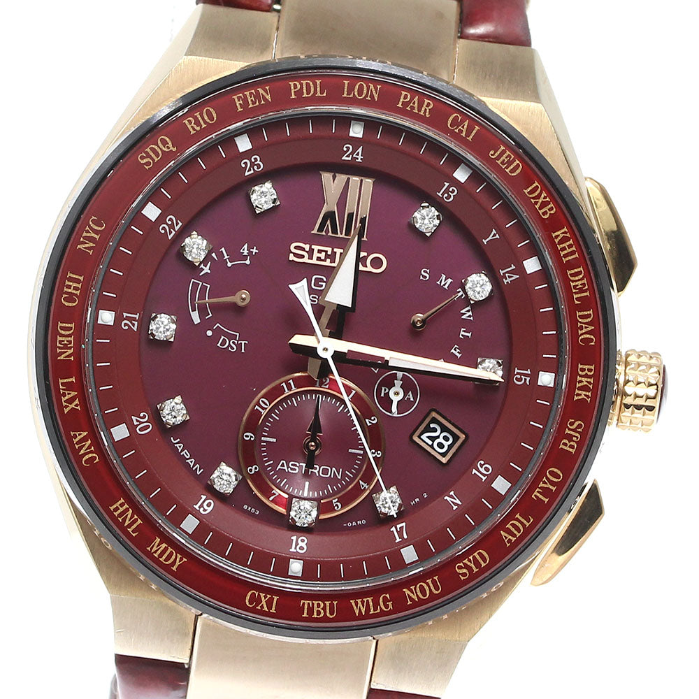 SEIKO Astron Executive Line SBXB158/8X53-0BA0 10P diamond Solar Men's_741318