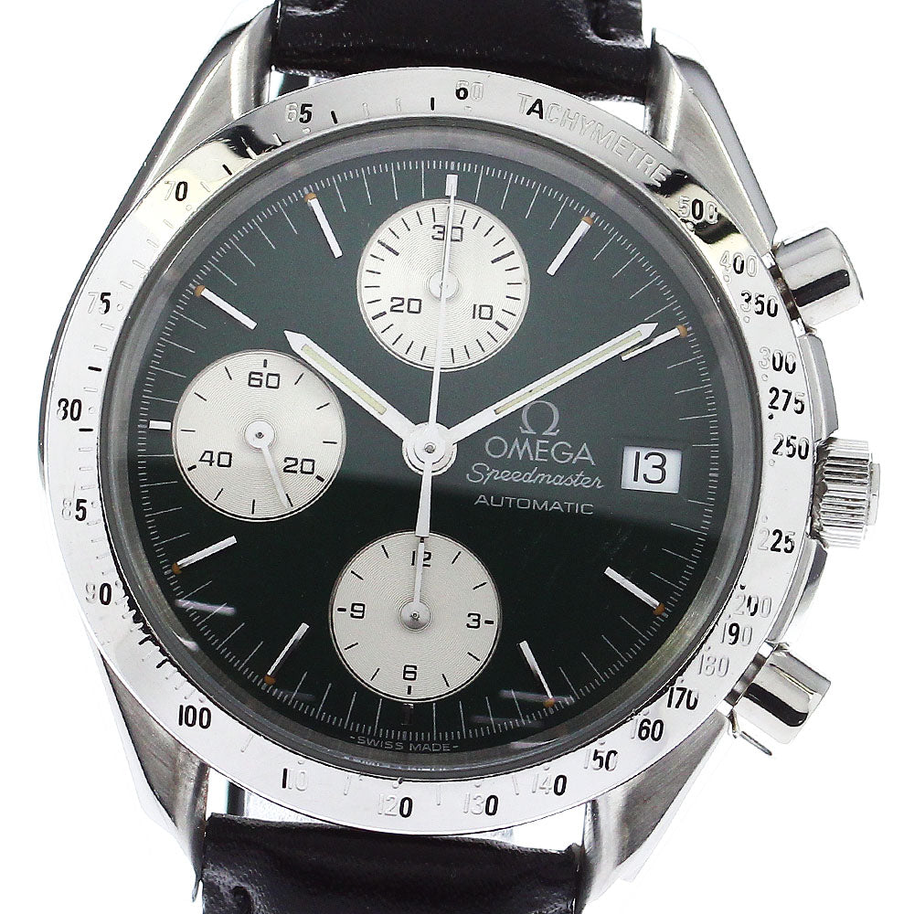 OMEGA Speedmaster 3811.70.26 Date Chronograph green Dial Automatic Men's_742368