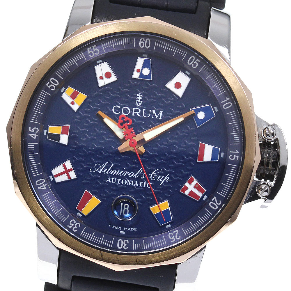 CORUM Admiral&#39;s Cup Trophy 41 082.833.24 Navy Dial Automatic Men's_742663