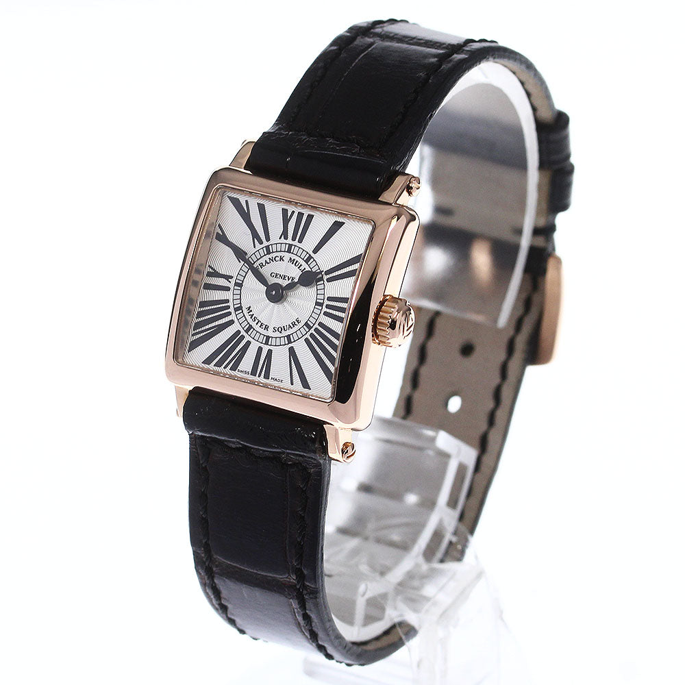 FRANCK MULLER Master Square Petit 6002PQZR 18K Pink Gold Quartz Ladies_742689