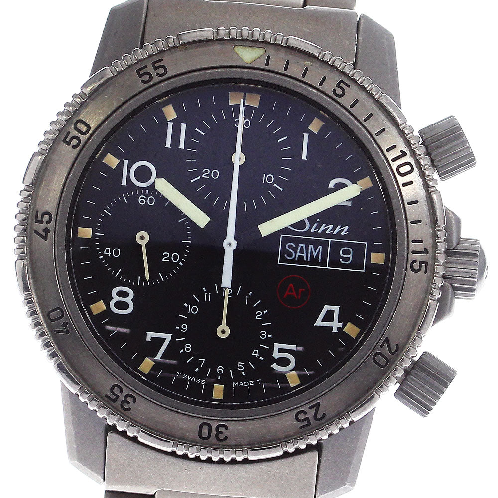 Sinn Diving watch 203.TI Day-date black Dial Automatic Men's Watch_742764