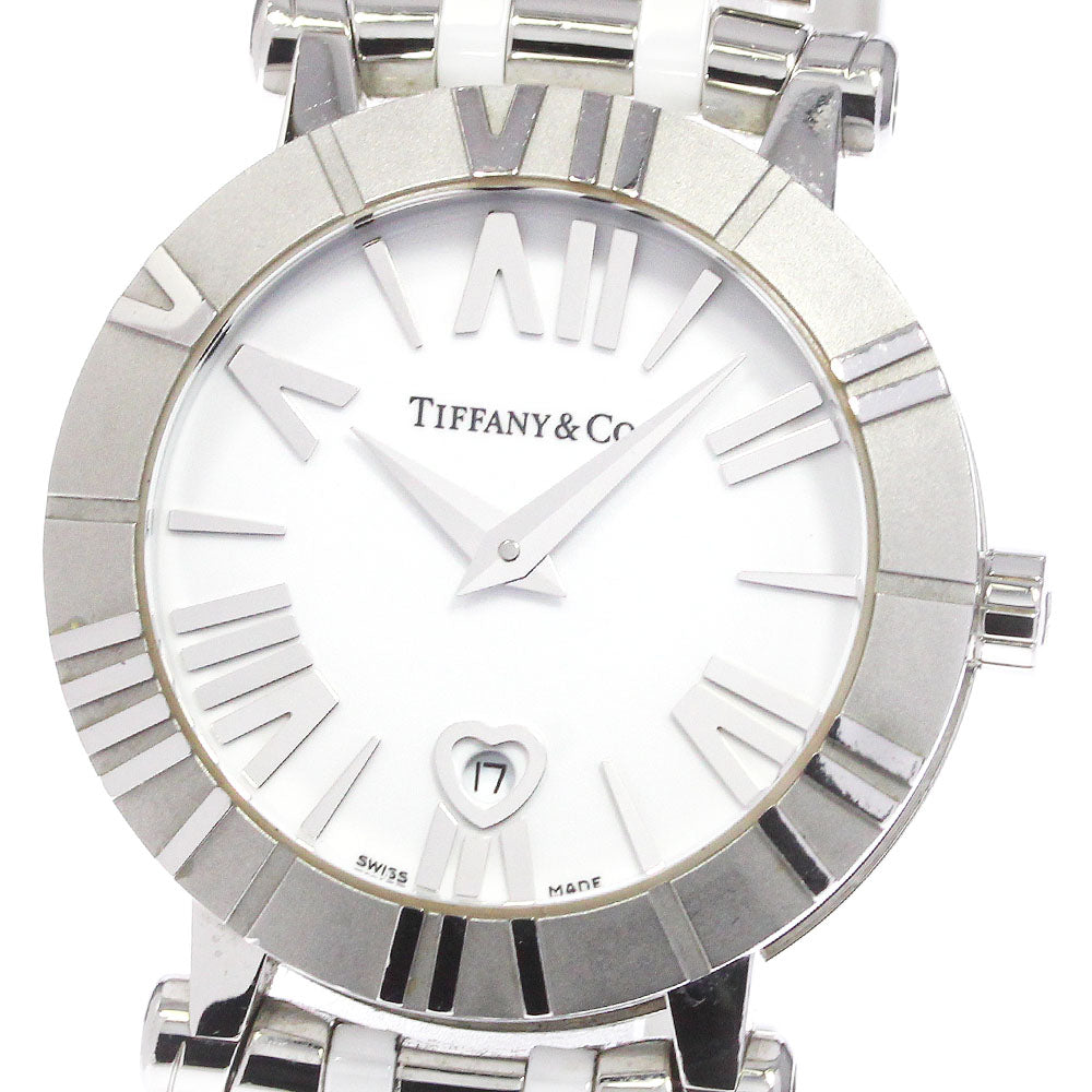 TIFFANY&Co. Atlas Z1300.11.11A20A00A Date white Dial Quartz Ladies Watch_743008