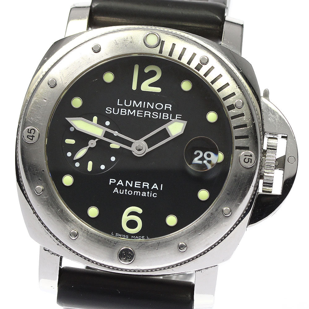 PANERAI Luminor Submersible PAM00024 Small seconds black Dial Automatic Men's Watch_743119