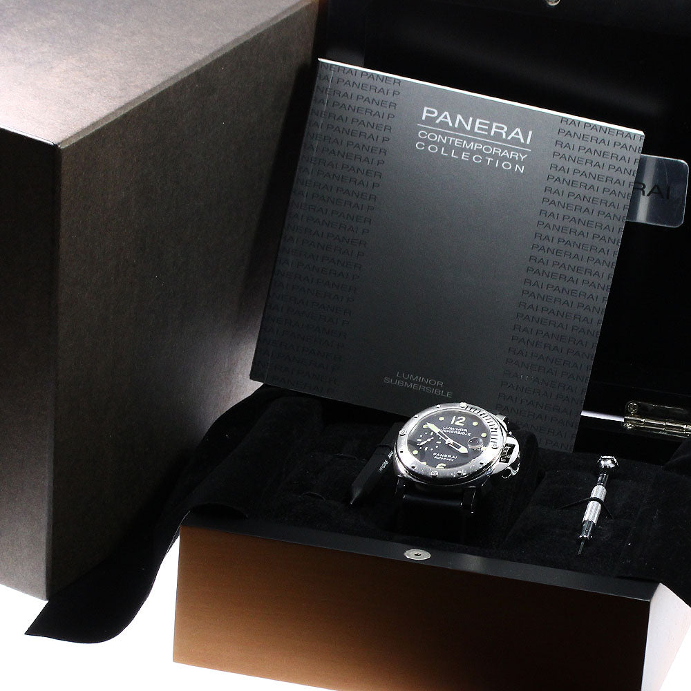 PANERAI Luminor Submersible PAM00024 Small seconds black Dial Automatic Men's Watch_743119