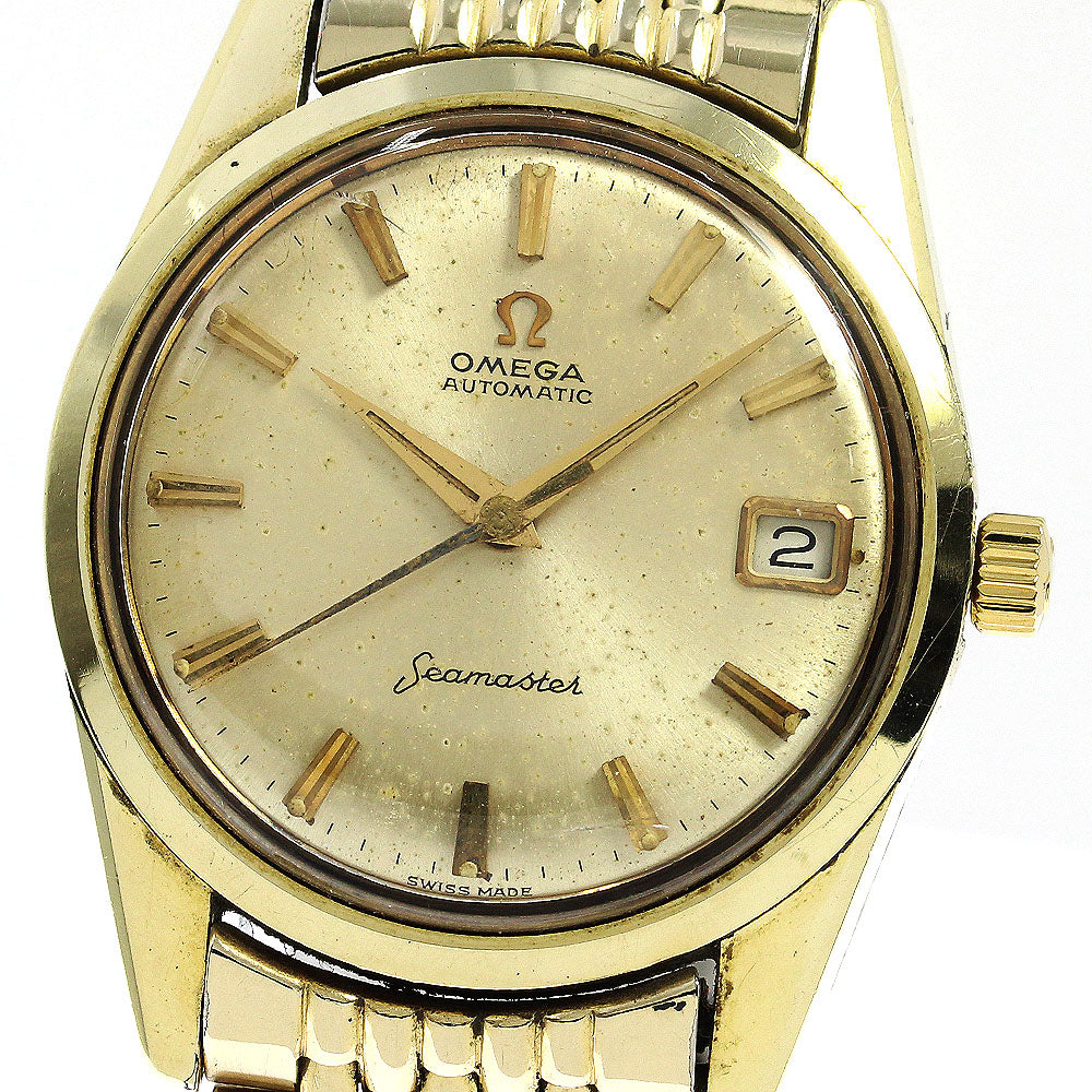OMEGA Seamaster Cal.562 Rice Bracelet gold Dial Automatic Men's Watch_743148