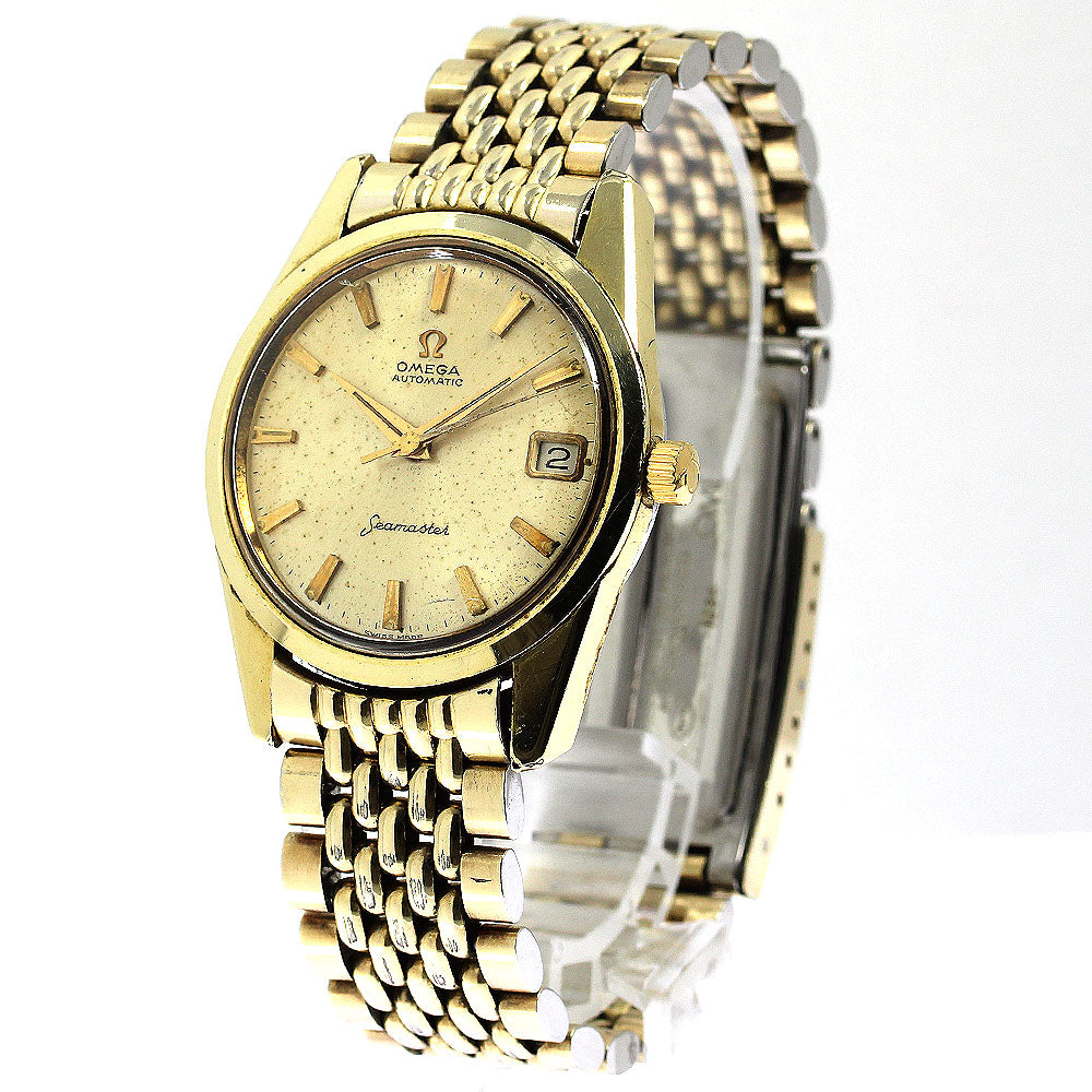 OMEGA Seamaster Cal.562 Rice Bracelet gold Dial Automatic Men's Watch_743148