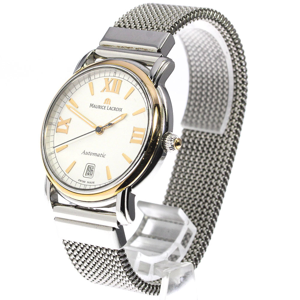 MAURICE LACROIX Pontos 68775 Date Silver Dial Automatic Men's Watch_743900