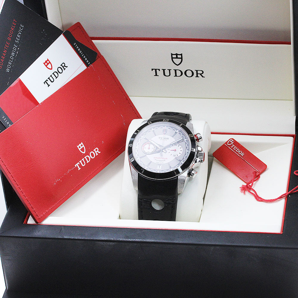 TUDOR Grand Tour Chrono Flyback 20550N Date gray Dial Automatic Men's_744468