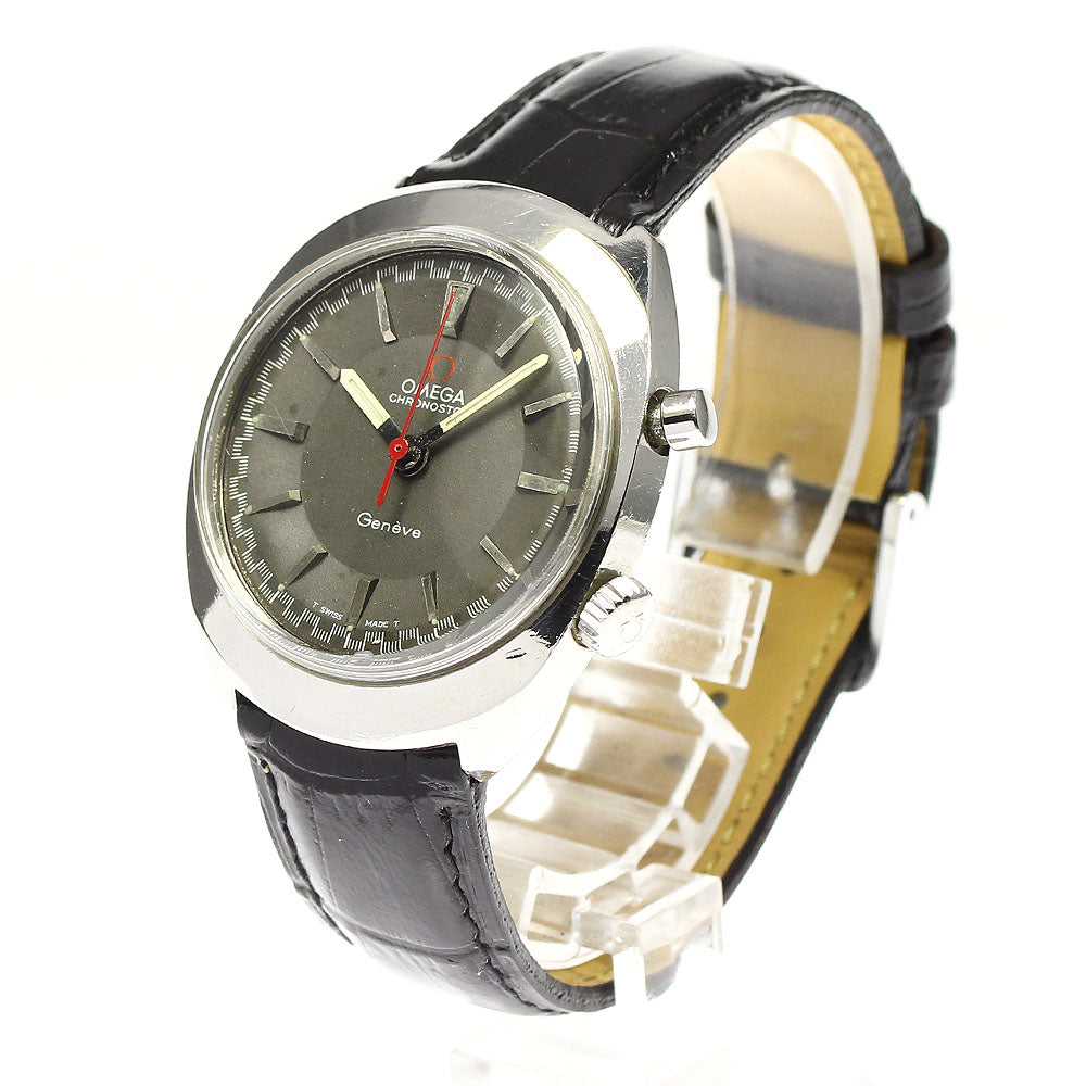 OMEGA Geneve Chronostop 145.009 Cal.865 gray Dial Hand Winding Men's_744582