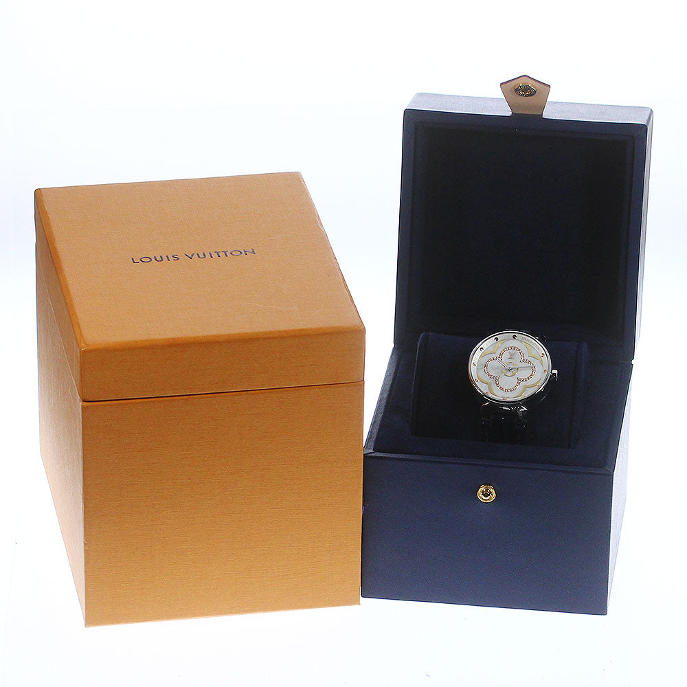 LOUIS VUITTON Tambour Moon Divine QA019 Diamond Quartz Ladies Watch_744965