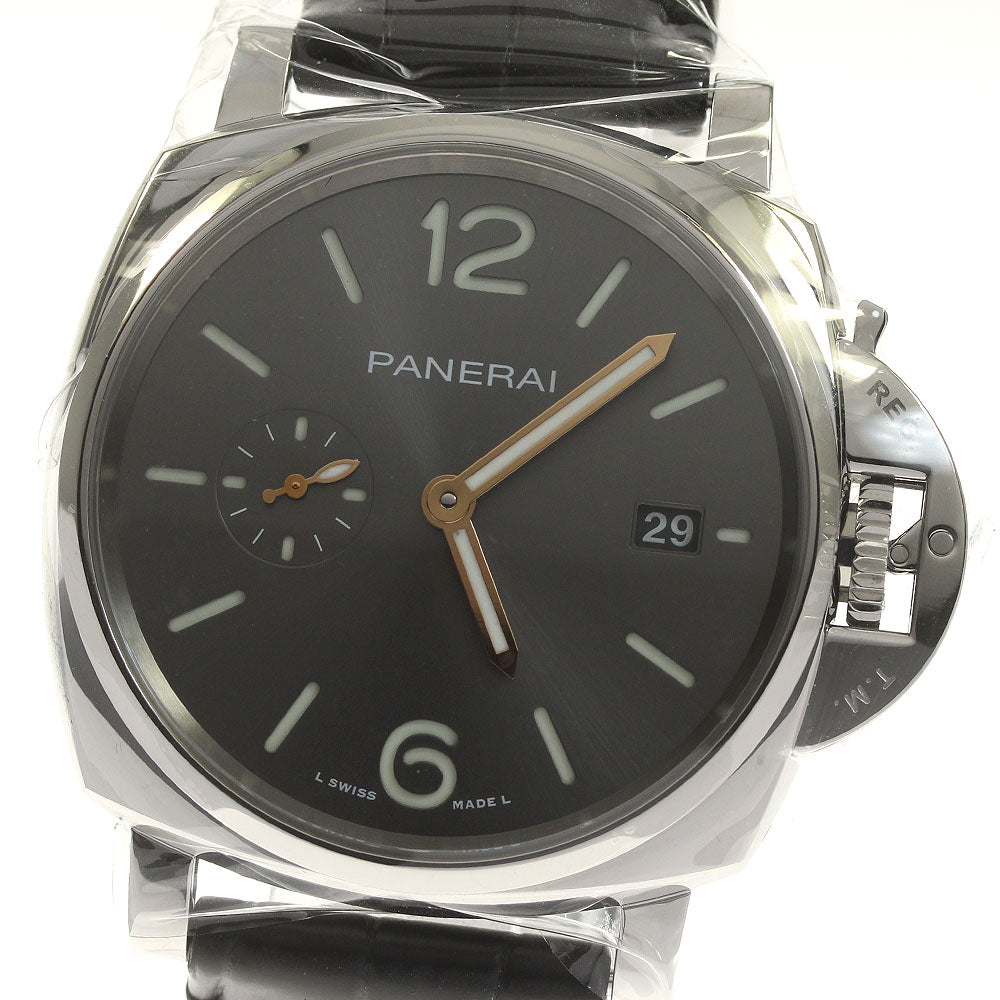 PANERAI Luminor Due PAM01250 Small Second Date Gray Dial Automatic Men's_746075