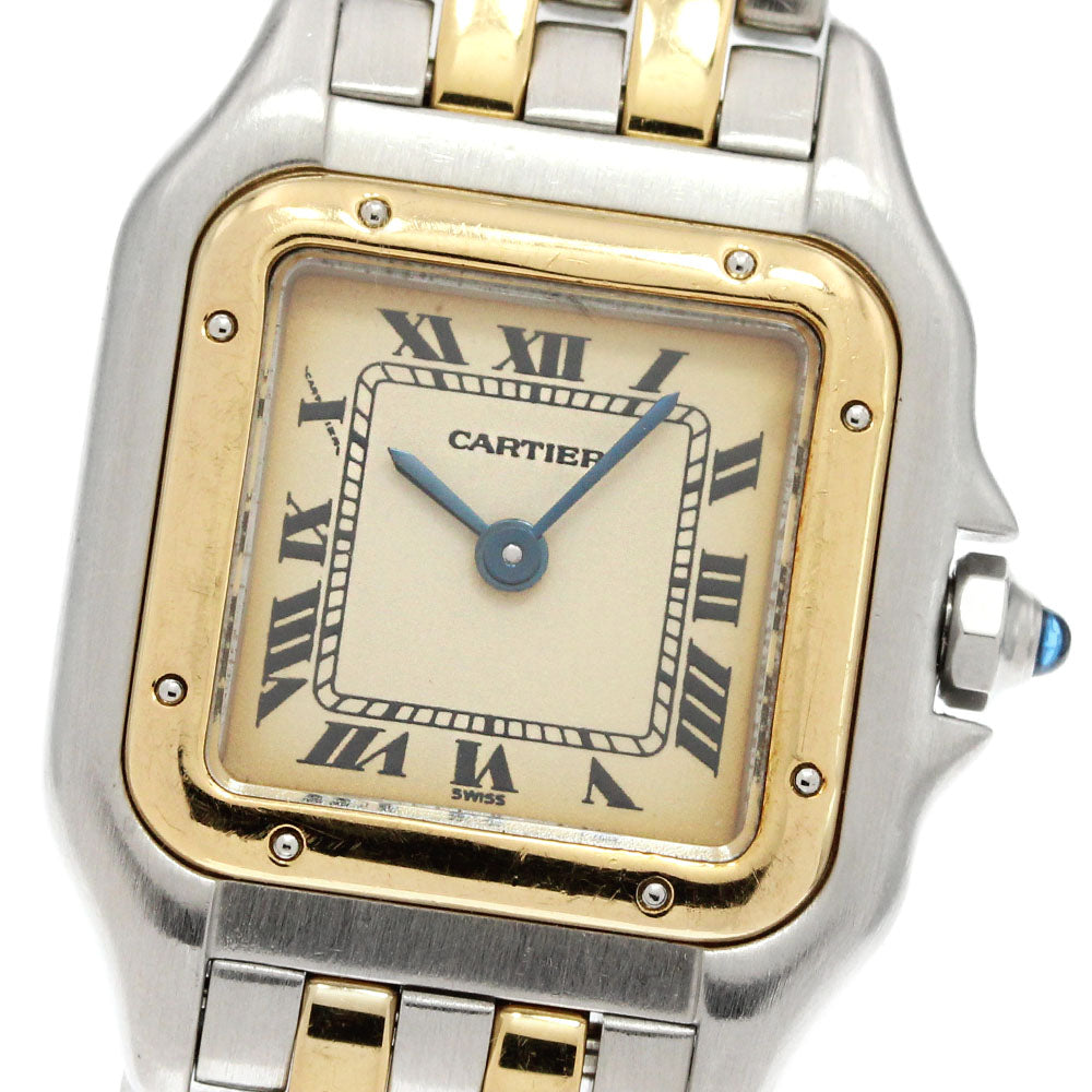 CARTIER PANTHERESM W25029B6 2 low beige Dial Quartz Ladies Watch_746350