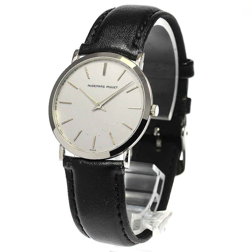 AUDEMARS PIGUET K18WG cal.2080 Silver Dial Hand Winding Men's Watch_746798