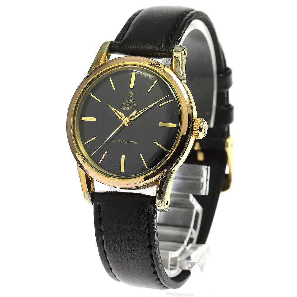 TUDOR Oyster 7959 small rose black Dial Hand Winding Men's Watch_746848