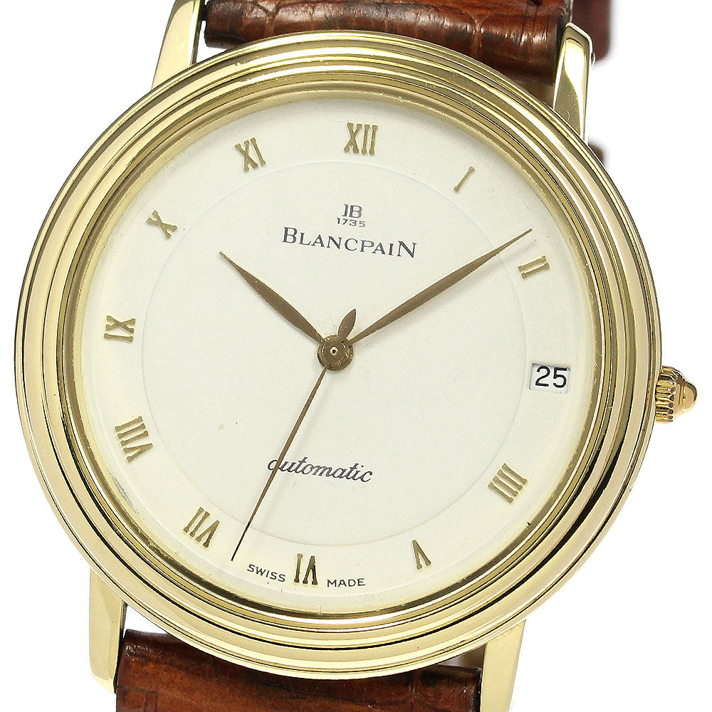 Blancpain Villeret Ultra Slim K18YG cal.95 white Dial Automatic Men's_746933