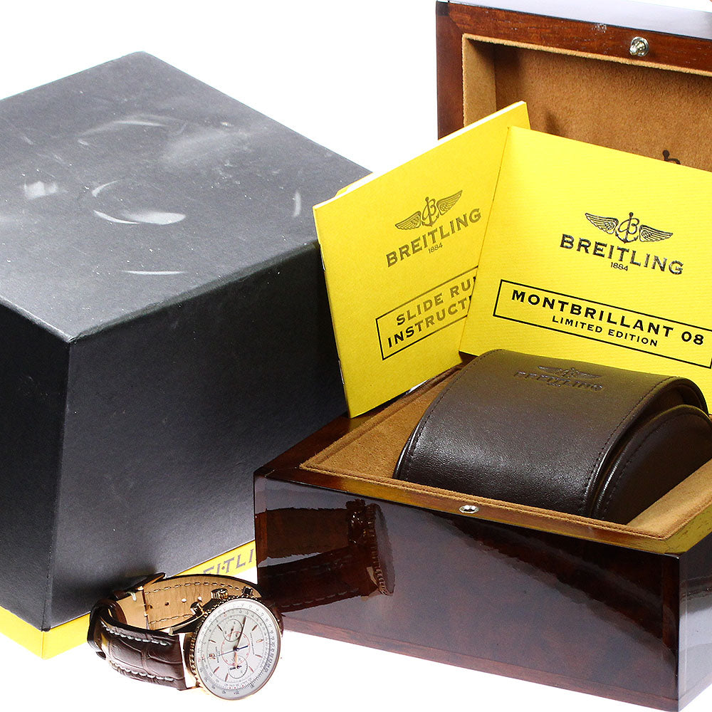 BREITLING Montbrillant 40S Japan Limited R47350 K18RG Automatic Boy's_746993