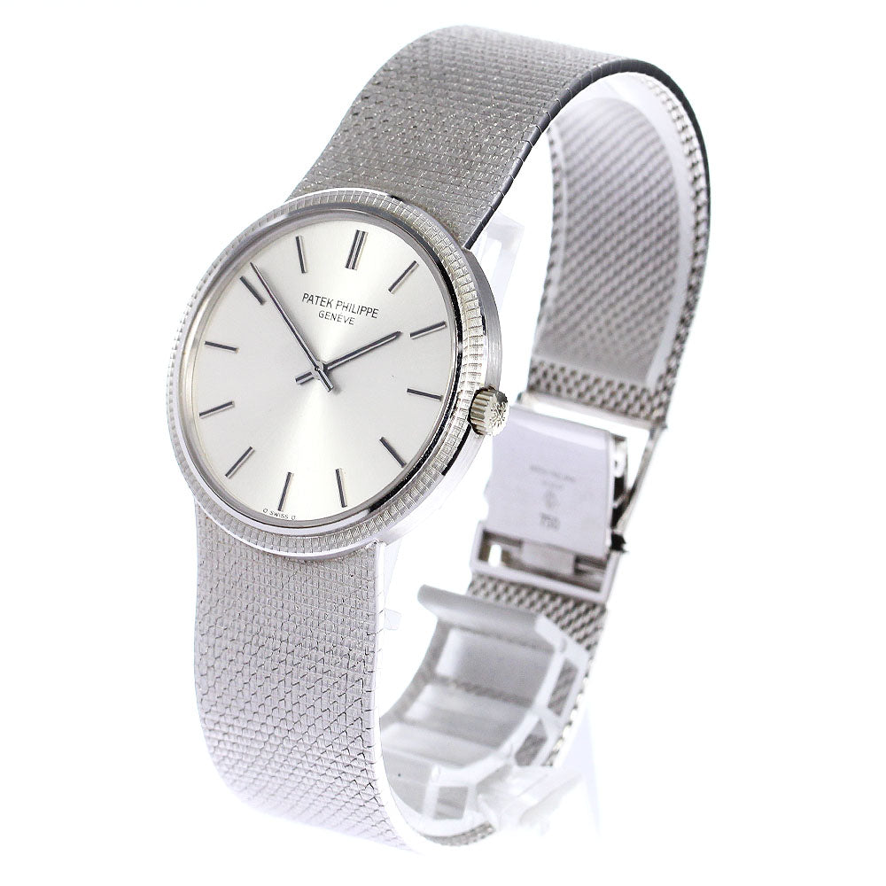 PATEK PHILIPPE 3606 K18WG cal.28-255 Silver Dial Automatic Men's Watch_748173