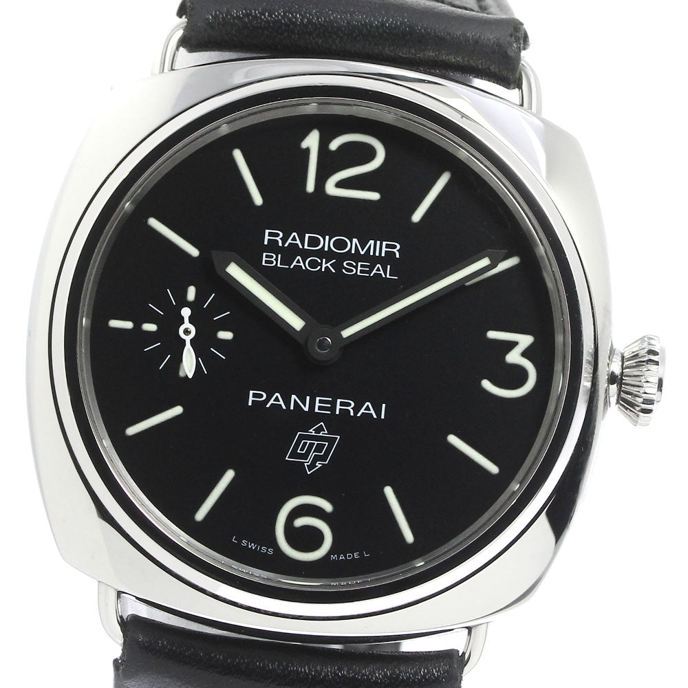 PANERAI Radiomir Black Seal Logo PAMC0380 black Dial Hand Winding Men's_748176