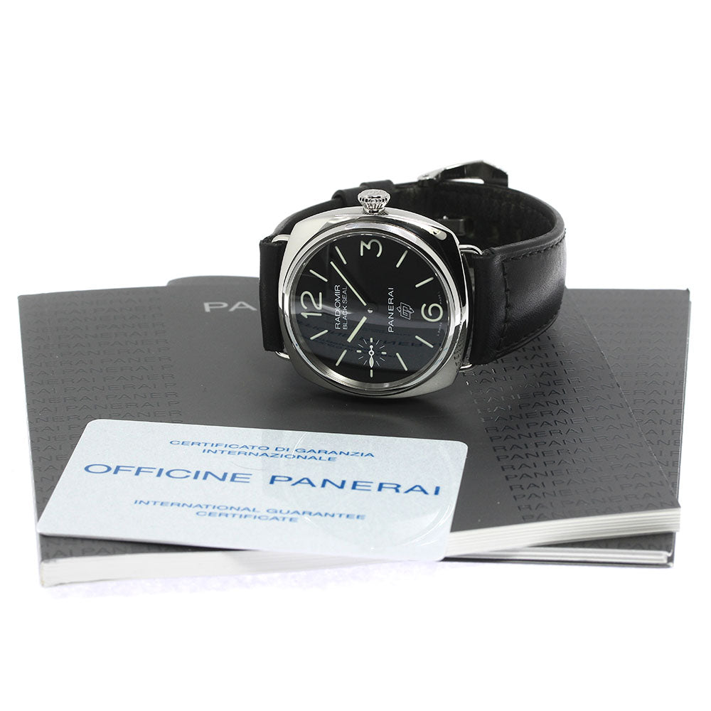 PANERAI Radiomir Black Seal Logo PAMC0380 black Dial Hand Winding Men's_748176