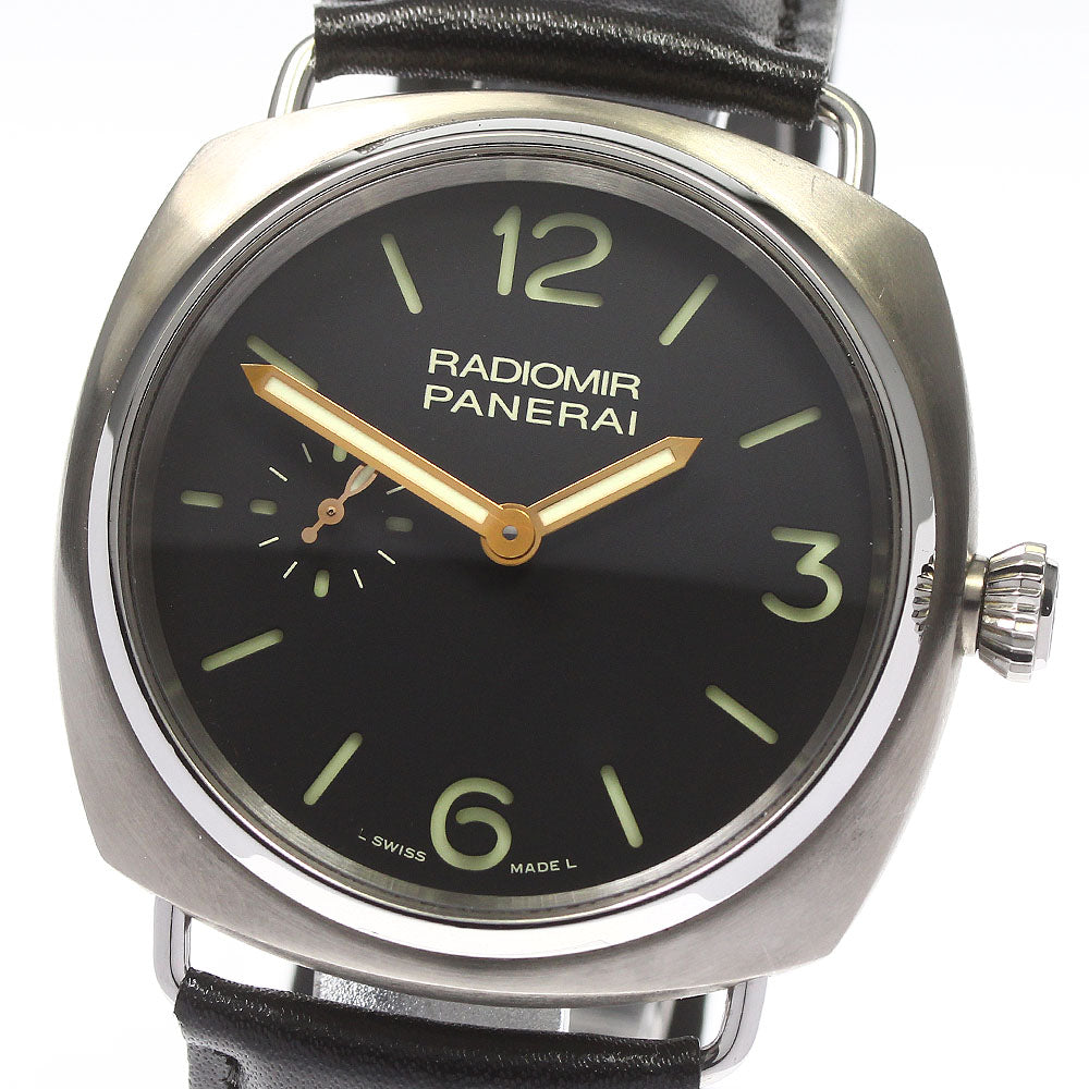 PANERAI Radiomir PAM00338 Small seconds black Dial Hand Winding Men's_748491