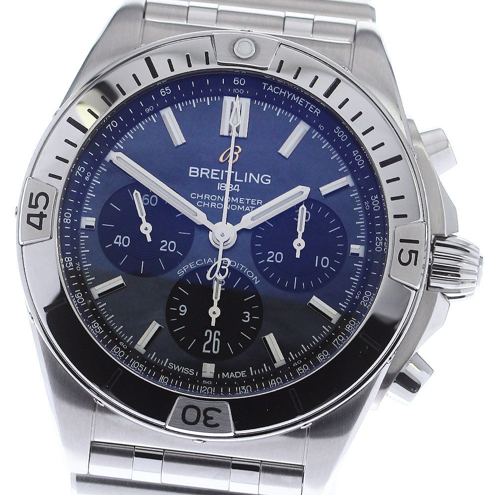 BREITLING Chronomat B01 42 AB0134 Black shell Dial Automatic Men's Watch_748826