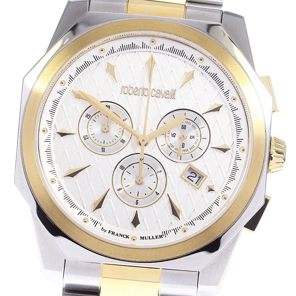 Roberto Cavalli RV1G02M0081 Chronograph Date Silver Dial Quartz Men's_748929