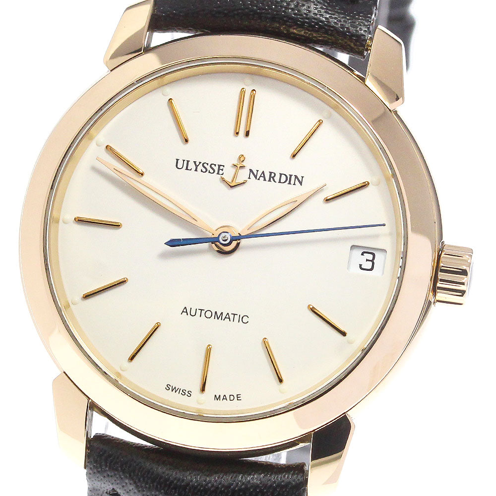 Ulysse Nardin Classico 8106-116 K18PG beige Dial Automatic Ladies Watch_749030