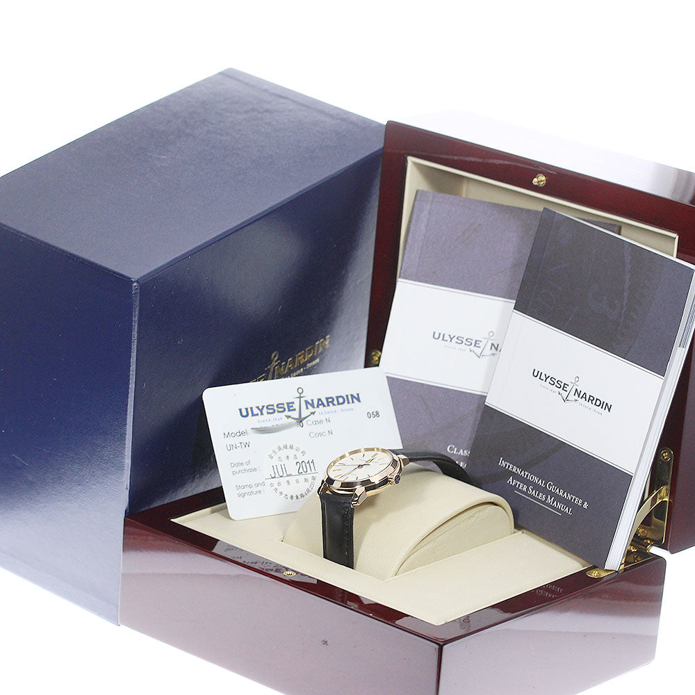 Ulysse Nardin Classico 8106-116 K18PG beige Dial Automatic Ladies Watch_749030