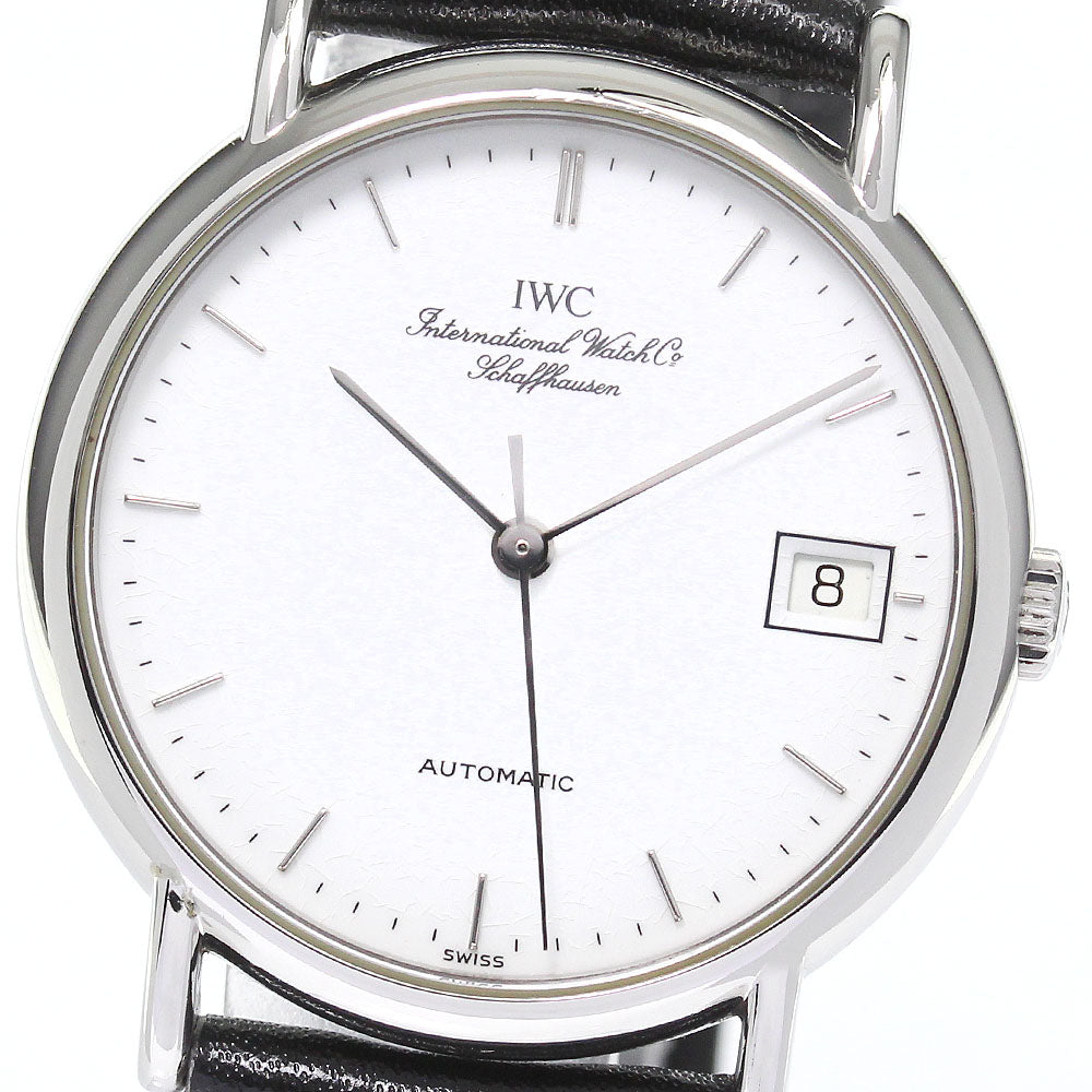 IWC SCHAFFHAUSEN Portofino IW351320 Date white Dial Automatic Men's Watch_749277