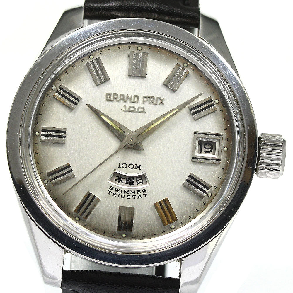 ORIENT Grand Prix 100 Day date Silver Dial Automatic Men's Watch_749806