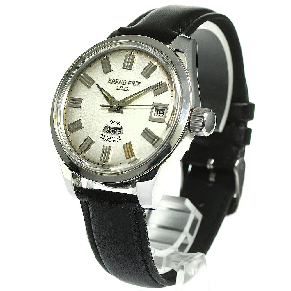 ORIENT Grand Prix 100 Day date Silver Dial Automatic Men's Watch_749806