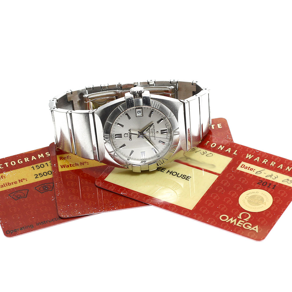 OMEGA Constellation Double Eagle 1501.30 Date Silver Dial Automatic Men's_749962