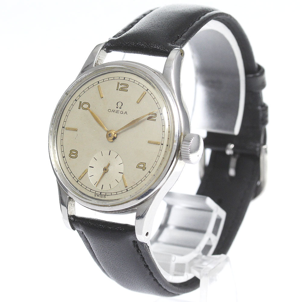 OMEGA Vintage Cal.30T2 Redundant Dial Silver Dial Hand Winding Men's Watch_751782