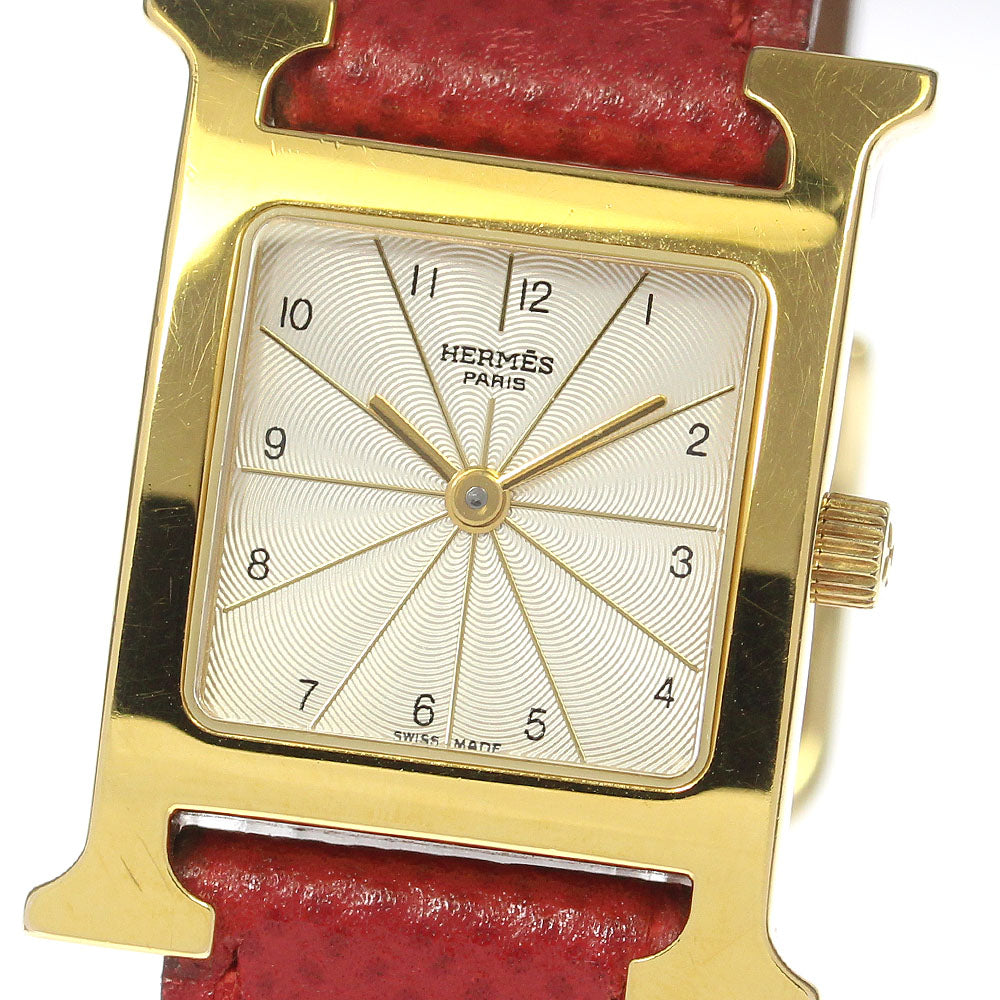 HERMES H watch HH1.201 gold Dial Quartz Ladies Watch_752301