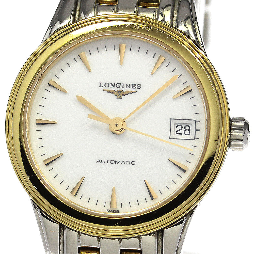 LONGINES Flagship L4.274.3 Date white Dial Automatic Ladies Watch_752968