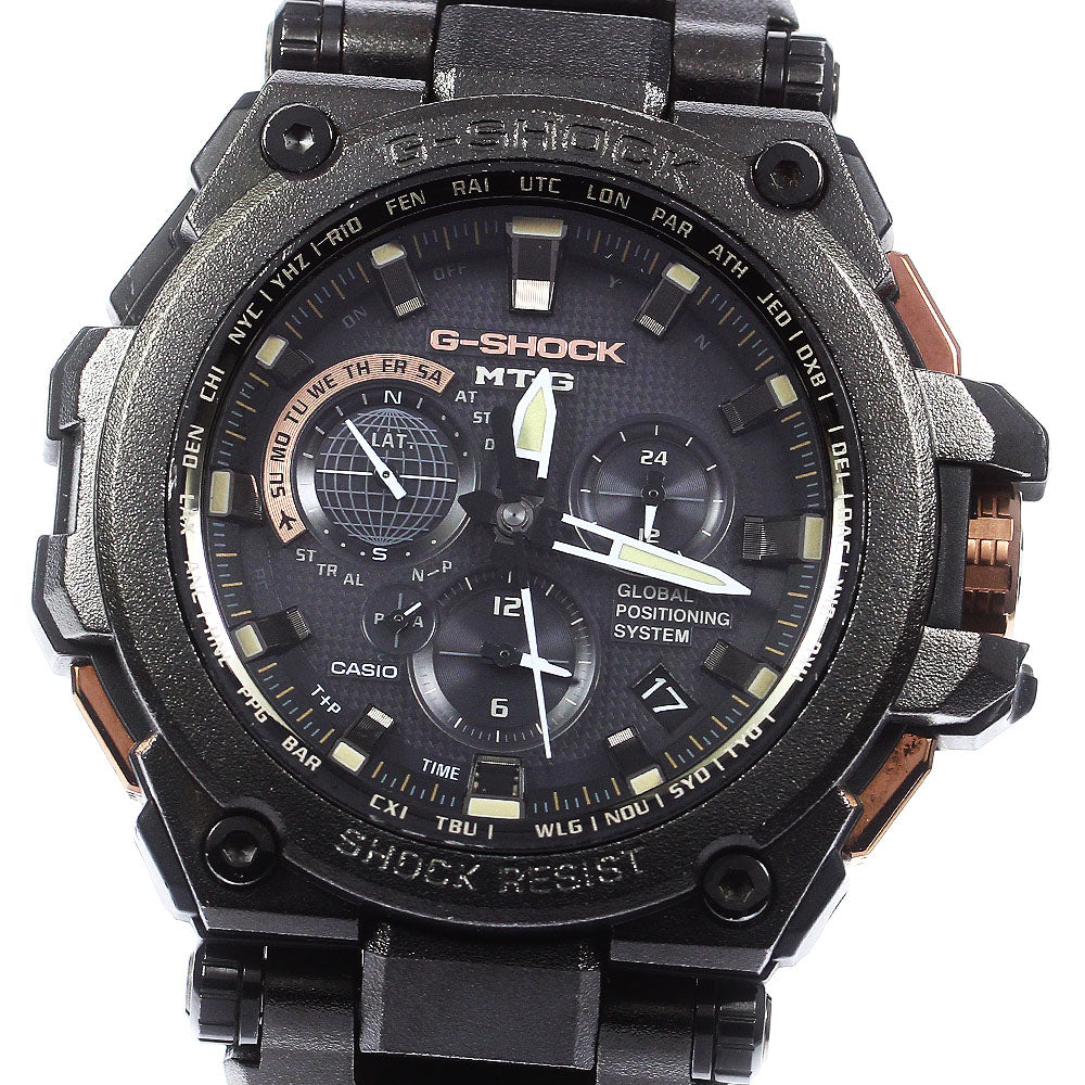 CASIO G-shock MTG-G1000RB-1AJF Chronograph black Dial Solar Powered Radio Men's Watch_753037