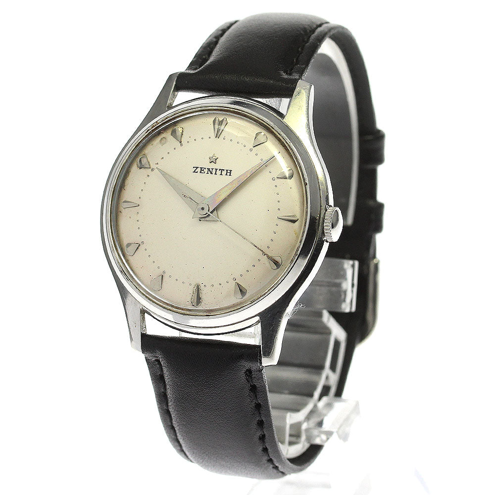 ZENITH Cal.120 Vintage Silver Dial Hand Winding Men's Watch_753171