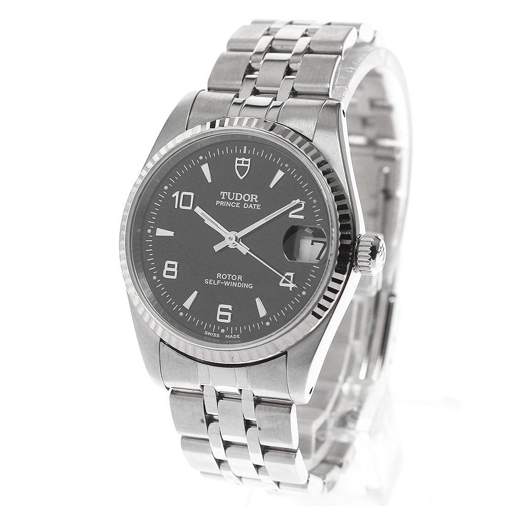 TUDOR Prince Date 72034 black Dial Automatic Boy's Watch_753428