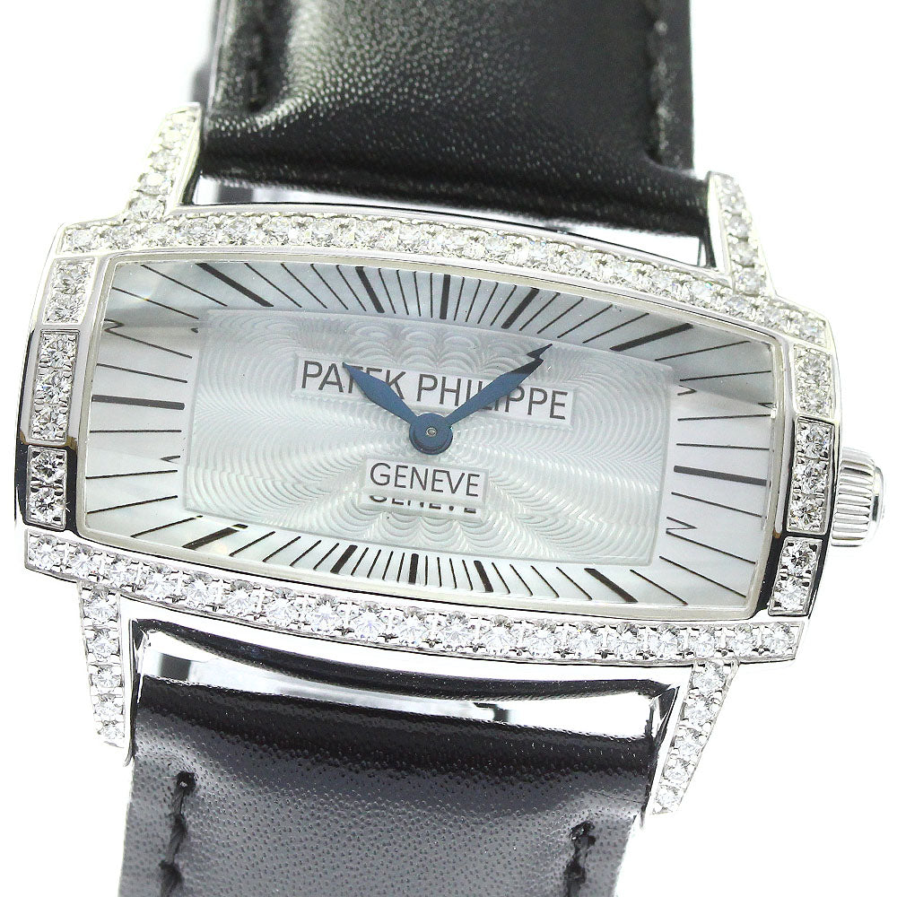 PATEK PHILIPPE Gondolo Gemma 4991G-001 K18WG diamond Hand Winding Ladies_753440